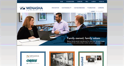 Desktop Screenshot of menashacorporation.com